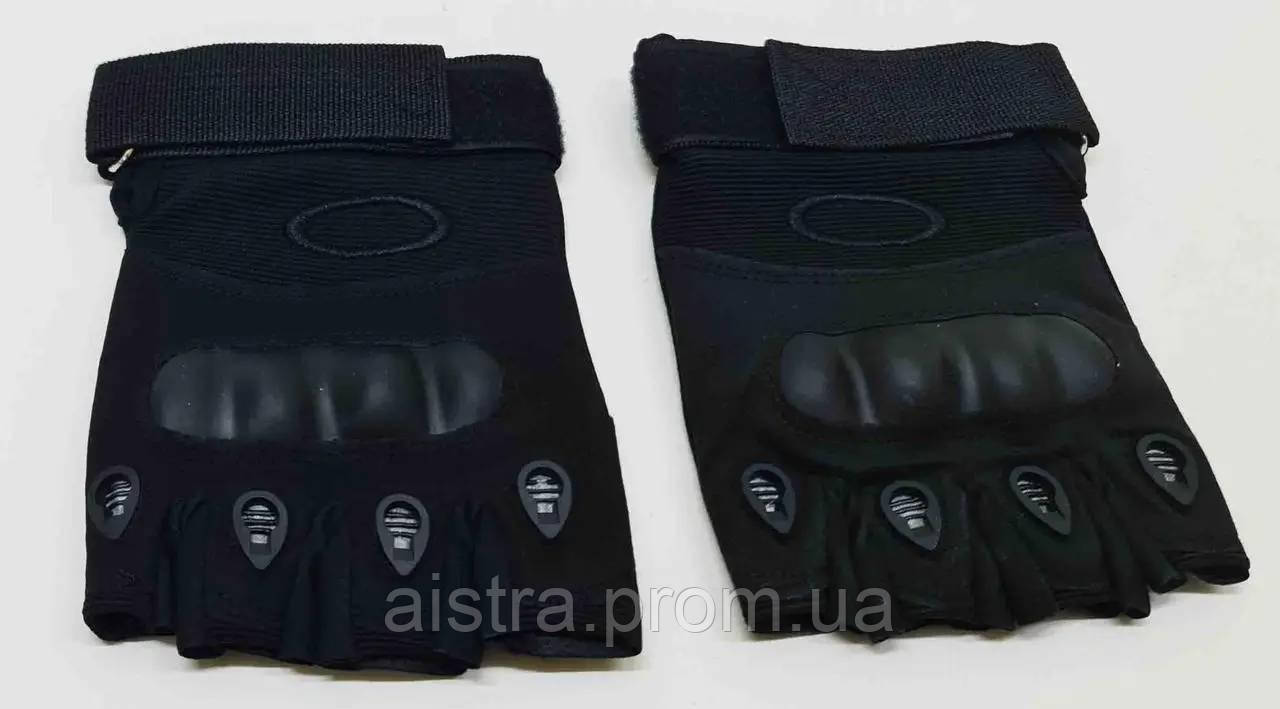 Рукавиці тактичні з відкритими пальцями Tactical Gloves M Чорний (GLM-B) UT, код: 8108714 - фото 1 - id-p2132663090