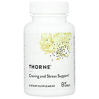 Защита от стресса и контроль аппетита, Craving and Stress Support, Thorne Research, 60 капсул