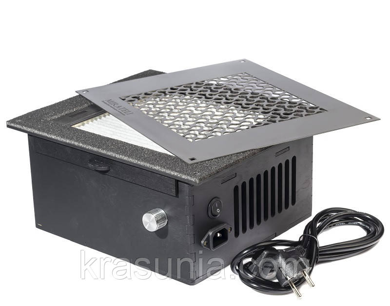 Манікюрна вбудована витяжка Mirateli SV 700 Black Silver з фільтром