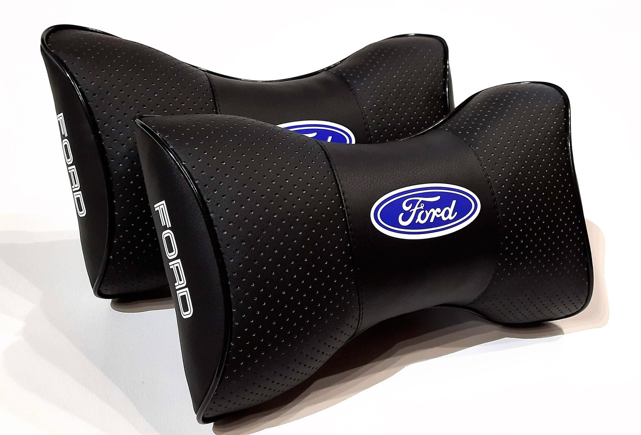Подушка на підголовник в авто з логотипом Ford 1 шт