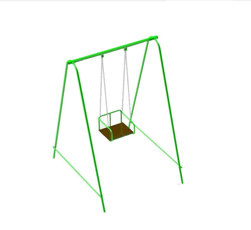 Гойдалки одномісні на ланцюгах, для всієї родини, фото 1