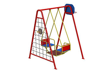 Гойдалки дитячі "човник" на жорсткій підвісці.