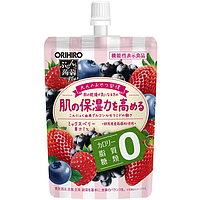 Японская конфета жидкое желе Orihiro Purunto Konjac Jelly Plus Mix Berries, 130г