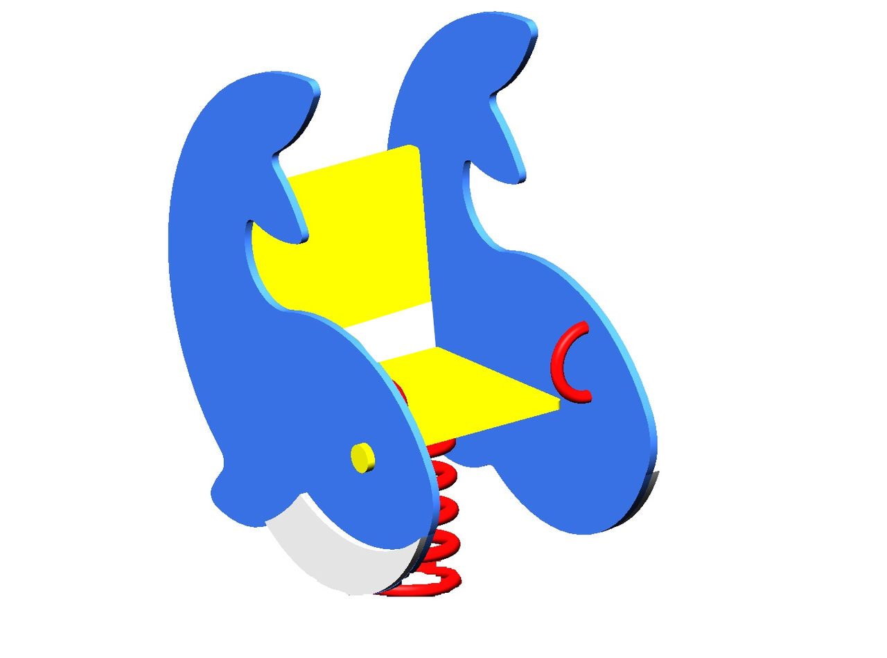 Гойдалки качалка на пружині Кіт, фото 1