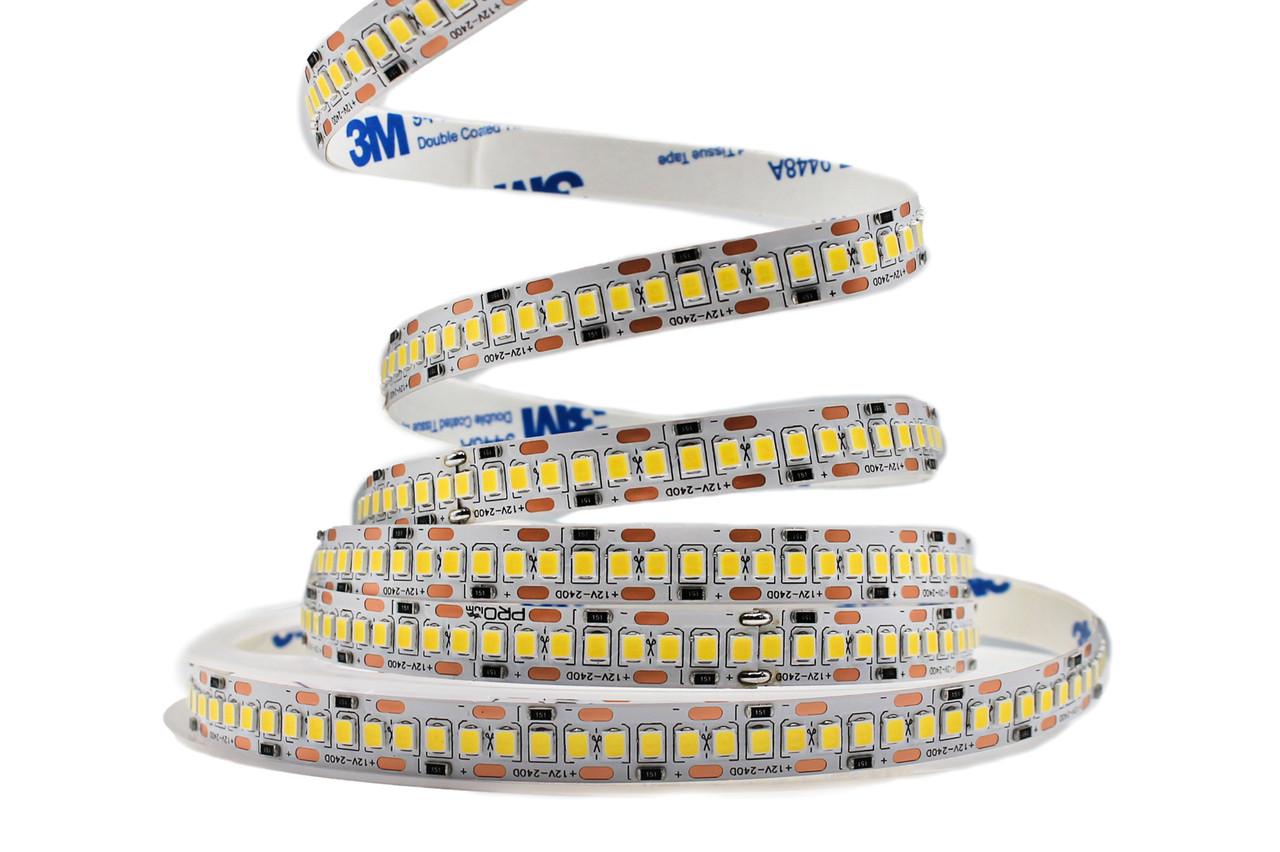 LED стрічка PROLUM™ 12V; 2835\240; IP20; Series "SG", Білий (5500-6000К)