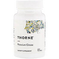 Калий Цитрат, Potassium Citrate, Thorne Research, 90 капсул