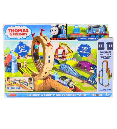 Залізниця Томас і друзі з петлею та краном Карлі Thomas  & Friends Loop & Launch Maintenance Yard