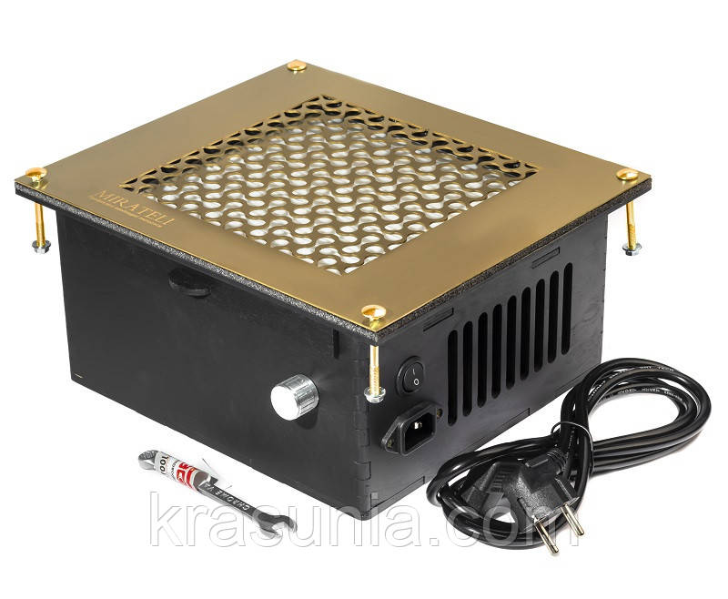 Манікюрна вбудована витяжка Mirateli SV 500 Black Gold з фільтром, фото 1