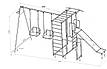 Спортивно-ігровий комплекс з гіркою і гойдалками для всієї родини, фото 8