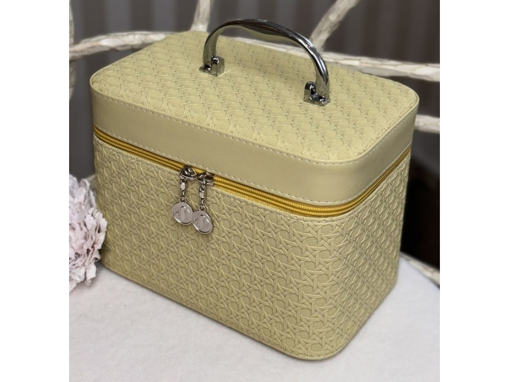 💛Набір кейсів для косметики і прикрас на блискавці з дзеркальцем 3 в 1, 4 види, фото 1