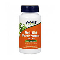 Грибы Рейши, 270 мг, Rei-Shi Mushrooms, Now Foods,100 вегетарианских капсул