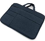 Сумка для ноутбука MacBook Pro і Air 13" 14 дюймів POFOKO C510, захисна сумка для макбук синя, фото 2
