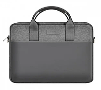 Сумка для ноутбука MacBook Pro и Air 13" 14" дюймов WIWU Minimalist Laptop Bag сумка для макбук серая