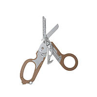 Ножницы атравматичные Leatherman Raptor Rescue с чехлом utility для военных спасателей медицинские Койот