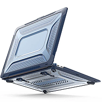Противоударный защитный синий чехол на MacBook Air 13.6" A2681 накладка на Макбук Эир