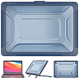 Протиударний захисний синій чохол на MacBook Air 13" накладка для Макбук Еїр, фото 3