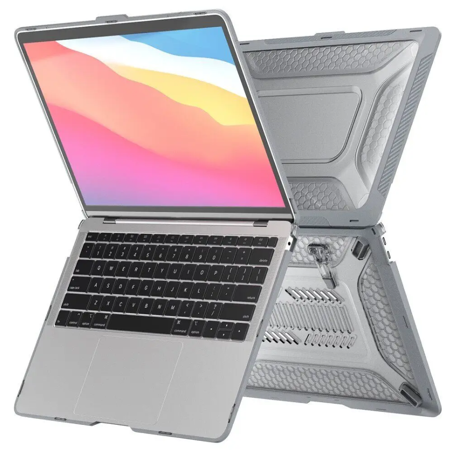 Протиударний сірий чохол на MacBook Air 13" накладка для Макбук Еїр