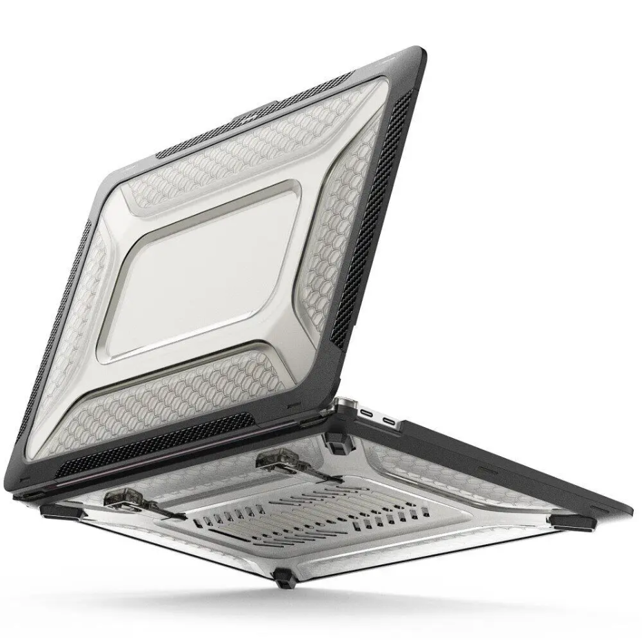 Протиударний захисний чорний чохол на MacBook Air 13.6" A2681 накладка на Макбук Еїр