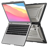 Протиударний захисний чорний чохол на MacBook Air 13.6" A2681 накладка на Макбук Еїр, фото 2
