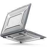 Протиударний захисний чорний чохол на MacBook Air 13" накладка для Макбук Еїр, фото 6