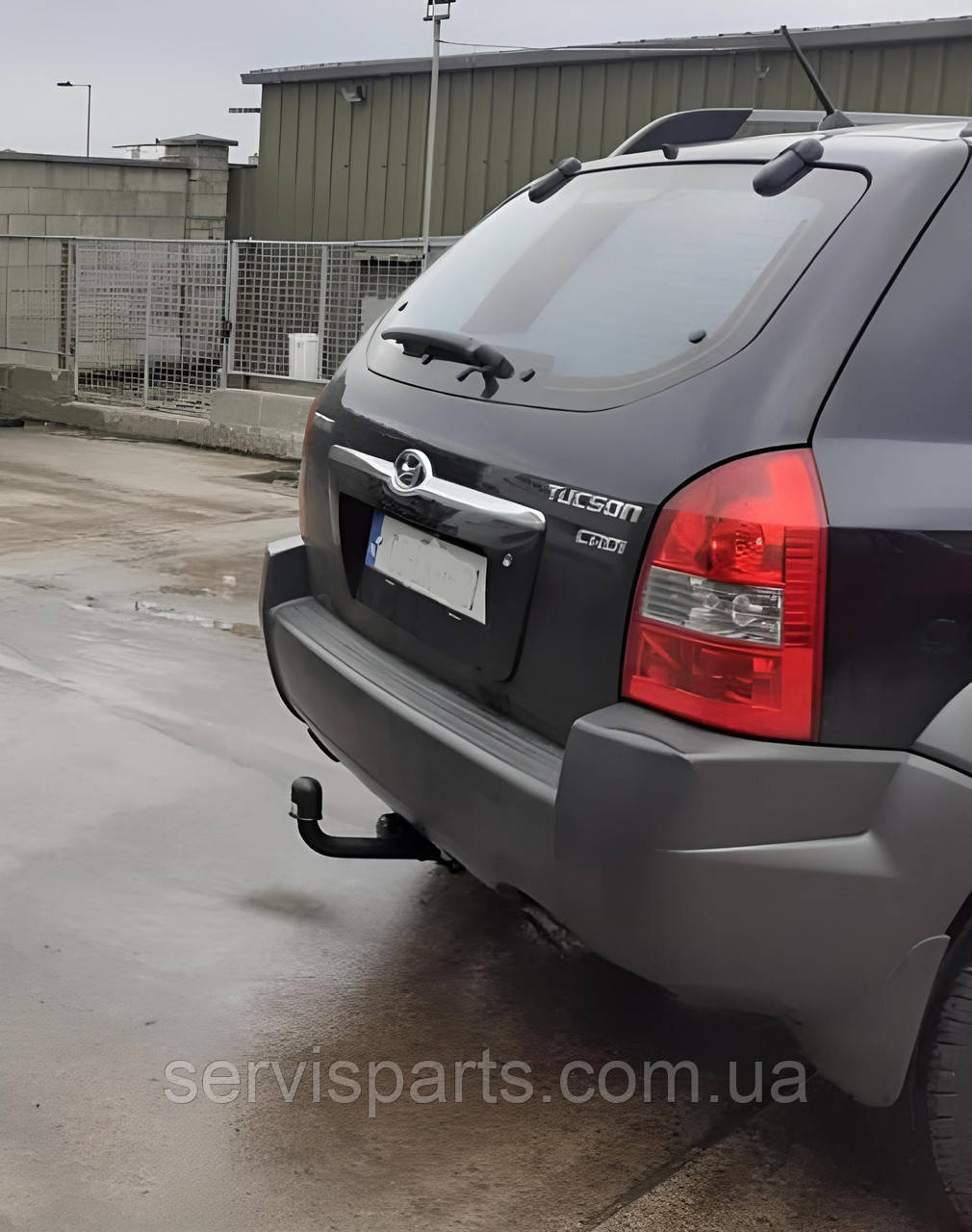 Фаркоп Hyundai Tucson 2004-2010 (Хендай Туксон) польський на болтах