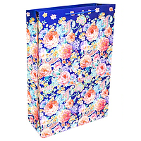 Пакет подарочный бумажный Stenson TL00058-S Flowers 17.5x25x7см