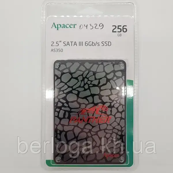 SSD накопичувач Apacer AS350  2.5'' SATA III 6Gb/s 256 GB (AP256GAS350-1)