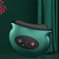 Електрична щітка-скребок для ліфтингу обличчя з функцією дренажного масажу для релаксації та догляду зелена