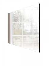 Дзеркало настінне у передпокій, вітальню, спальню з ламінованої ДСП сірий графіт Сієна Сокме