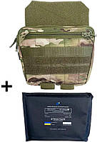 Сумка напашник мультикам кордура, Напашный подсумок с пакетом 1 кл мультикам