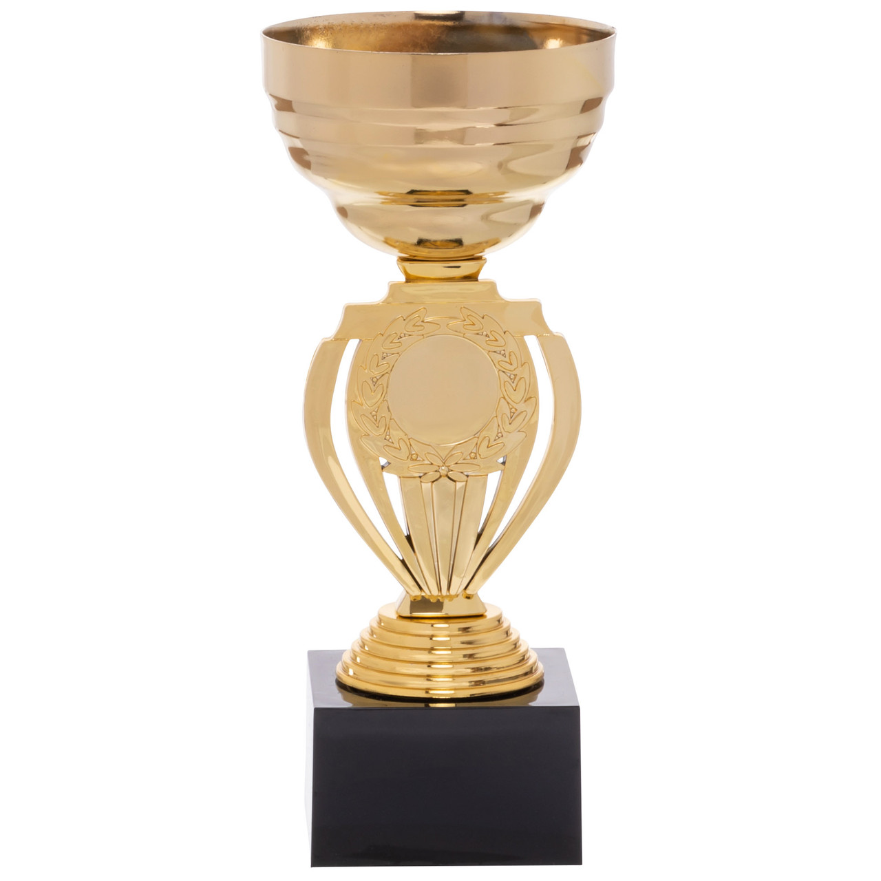 Кубок спортивный с местом под жетон Zelart HQ7408 высота 18,5см золотой - фото 1 - id-p2132744890