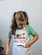 Фартух дитячий Latte Kids 5-7років Білий, фото 7