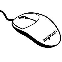 Мышь проводная USB Logitech Mix оригинал бу