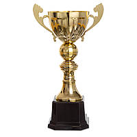 Кубок спортивный с ручками Zelart 2173B высота 38см золотой