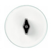 Вимикач поворотний Berker Serie Glas Чорний, 1 клавіша, сталевий корпус, IP20