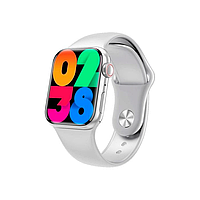 Умные смарт часы Smart Watch GS9 Pro 45mm смарт-часы с украинским языком и функцией звонка серые