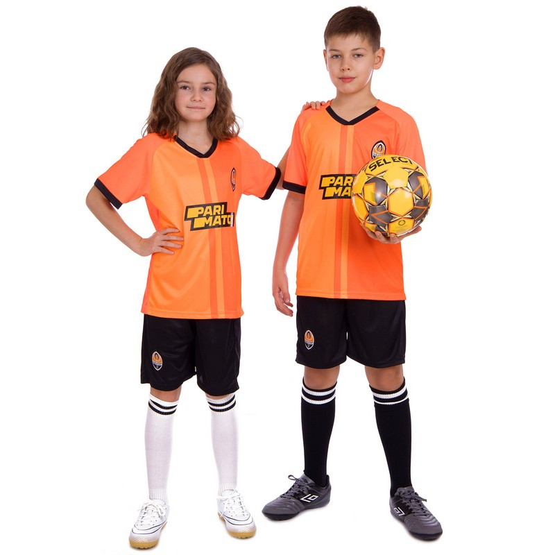 Форма футбольная детская с символикой футбольного клуба ШАХТЕР домашняя 2020 Zelart CO-1286 размер XL-30, рост - фото 7 - id-p2132680636
