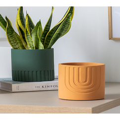 Цветочный горшок LED VITA / 14Х14X15 см/ в ас-те/ без поддона (A040052)