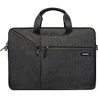 Сумка для ноутбука MacBook Pro и Air 13" 14" дюймов WIWU City Commuter Bag сумка для макбук темно серая