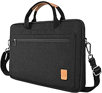 Сумка для ноутбука MacBook Air и Pro 13" 14" дюймов WIWU Pioneer Shoulder Series сумка для макбук черная
