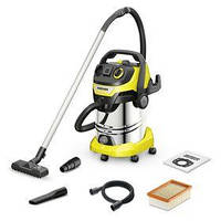 Пылесос профессиональный Karcher WD 6 PS V-30/6/22/T, 1300Вт, контейнер 30л, 9.3кг (1.628-360.0)