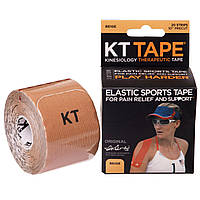 Кинезио тейп (Kinesio tape) KTTP ORIGINAL BC-4786 цвет бежевый