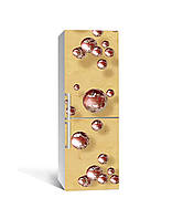 Наклейка на холодильник Zatarga Шоколадные сферы 650х2000 мм виниловая 3Д наклейка декор на к NL, код: 5866769