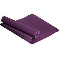 Коврик для фитнеса и йоги Zelart FI-4937 цвет сиреневый