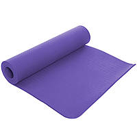 Коврик для фитнеса и йоги Zelart FI-6336 цвет сиреневый
