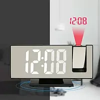 Годинник настільний з проекцією часу на стелю з LED дисплеєм та будильником