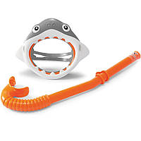 Дитяча підводна маска з Трубкою Акула Intex