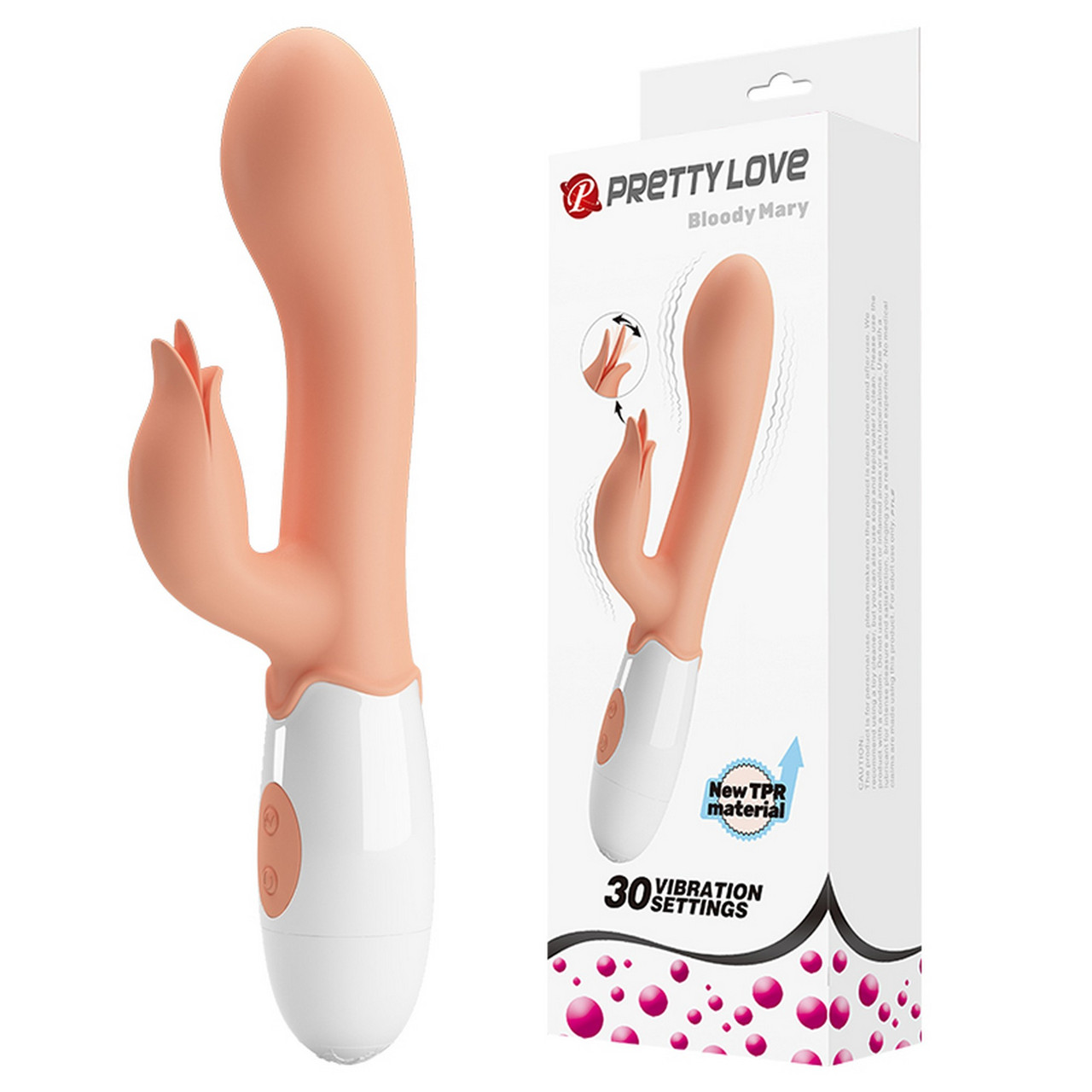 Вібратор Rabbit Bloody Mary Vibrator, Вібратор-кролик зі стимуляцією клітора