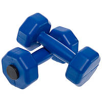 Гантели для фитнеса пластиковые Champion TA-9820-1_5 цвет синий