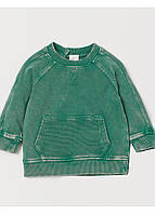 Свитшот двунитка для мальчика H&M 0891726-003 092 см (18-24 months) Зеленый